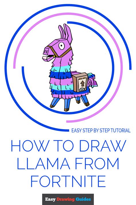 How to Draw Llama from Fortnite - Really Easy Drawing Tutorial