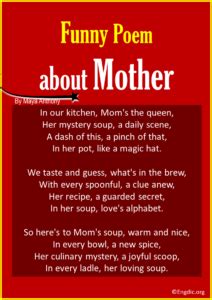 Best Funny Poems About Mom Mother Engdic