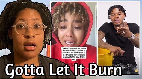 Tiktoker Danae Davis Claims Of Creator Gucci Third Leg Left Her Burning Youtube