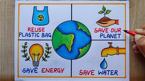 World Environment Day Drawing |Save Earth poster Drawing|Lifestyle for