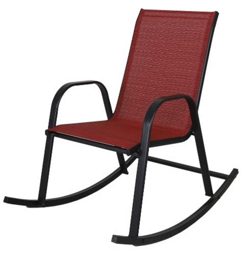 HD Designs Outdoors Orchards Rocking Chair - Red, 1 ct - Fred Meyer