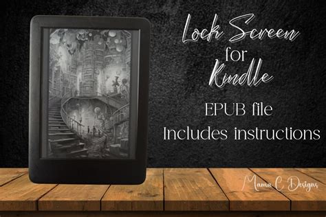 Kindle Lock Screen Magical Library Etsy