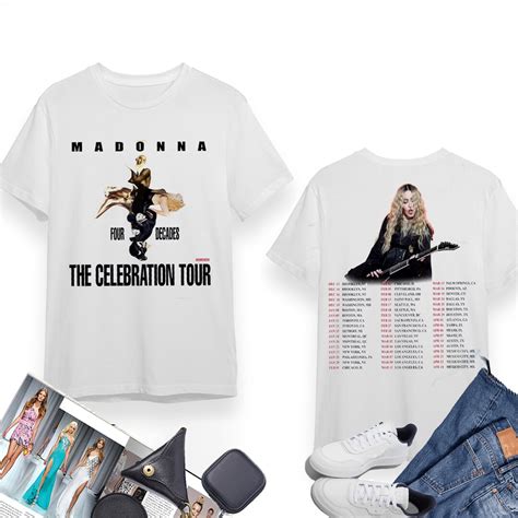 2023 2024 The Celebration Tour Madonna T Shirt Madonna Tour Etsy