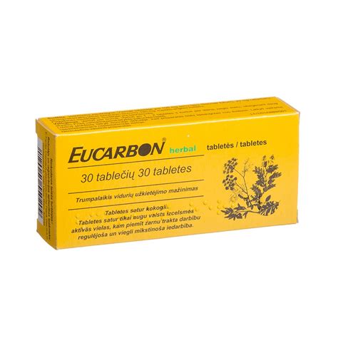 Eucarbon Herbal Tabletes N Benu Lv E Aptieka