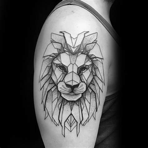 Top Geometric Lion Tattoo Ideas Inspiration Guide