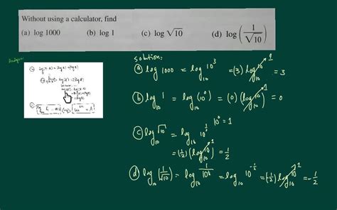 How To Solve Log Without Calculator We First Need To Understand