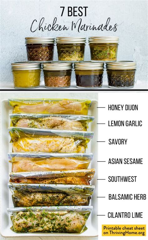 7 Marinades For Chicken Breasts Easy Freezer Friendly