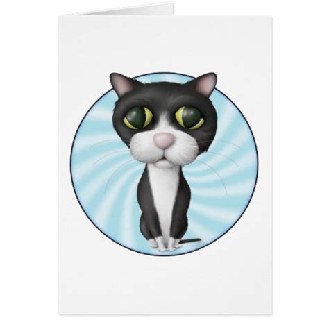 Tuxedo Cat Cartoon | Zazzle