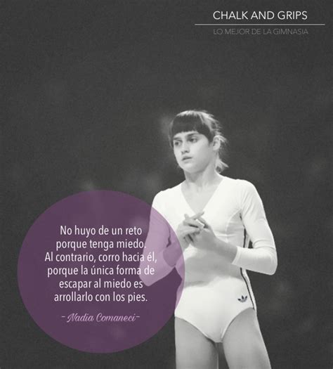 Motivaci N Para Gimnastas Nadia Comaneci Chalkgrips Photo And