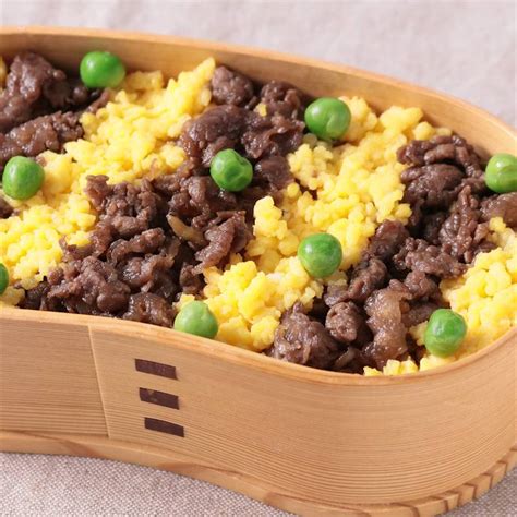 お弁当にがっつり 牛しぐれ煮の2色丼 作り方・レシピ クラシル