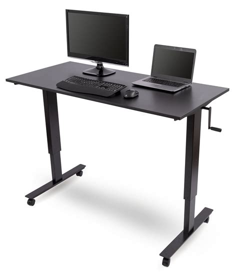 Standing Desk Sit Stand Desk With High Speed Crank Adjustable Height