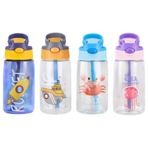 Kids, 16.2Oz, Leak-proof Water Bottle with Straw, 1 Count - Kroger