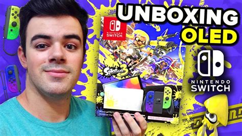 Unboxing Nintendo Switch Oled Splatoon 3 EdiciÓn Limitada Youtube