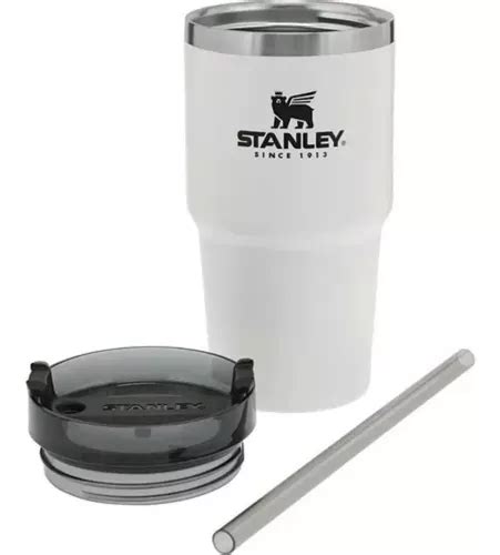 Copo Stanley Original C Canudo Branco Ml Frete Gr Tis