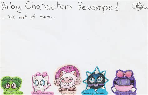 Kirby Characters Revamped 2 by Chenanigans on DeviantArt