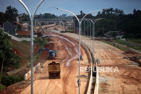 Jalan Tol Depok Antasari Ditargetkan Beroperasi Tahun Republika