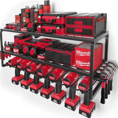 Toolganize Organisateur d outils électriques et support mural de