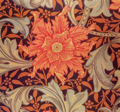 Remash Marigold Wallpaper Detail William Morris