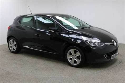 Used 2015 Black Renault Clio Hatchback 15 Dynamique Medianav Energy