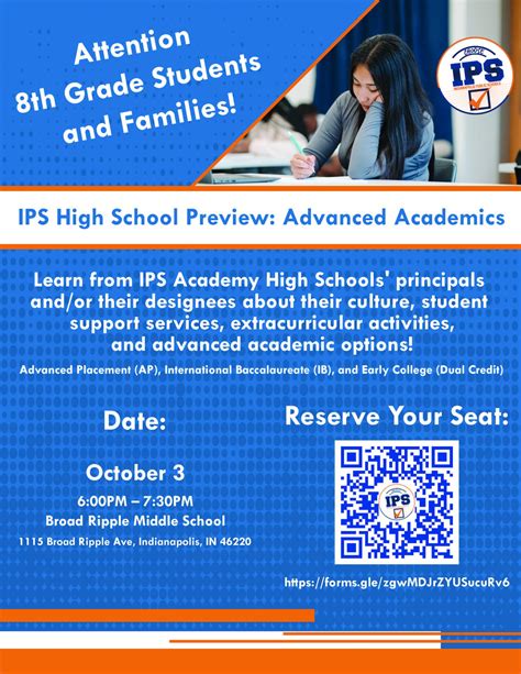 IPS High School Preview: Advanced Academics – Indianapolis Public Schools