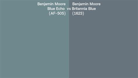 Benjamin Moore Blue Echo Vs Britannia Blue Side By Side Comparison