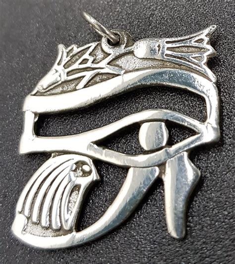 Dije Ojo De Horus Egipcio En Plata 3 Cm 6 Gr Art 609 Místico y Esotéricos