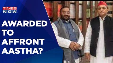 SP Maurya Hurts Hindu Aastha Now Promoted To National Gen Secy