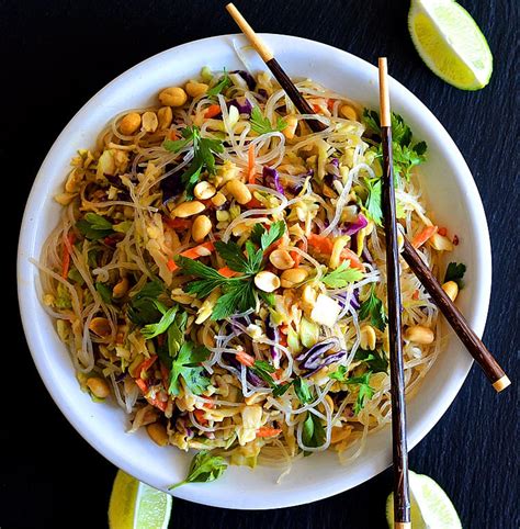 Easy Vegan Thai Cabbage Salad Theveglife