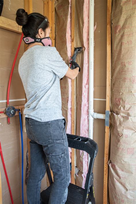 Guest Bathroom Renovation - Insulation and Cement Board Installation