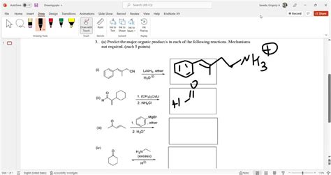 SOLVED 20 26 Provide Che Major Organic Product From Each Of The