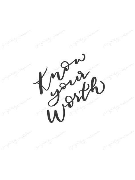 Know Your Worth Svg Digital Download Printable Tshirt Design Cup