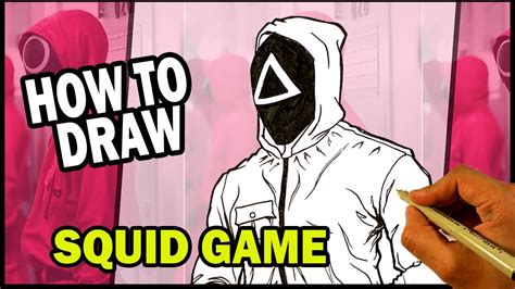 How To Draw Squid Game Narrated Step By Step Drawing Tutorial Youtube