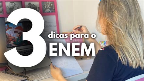 3 Dicas Para Ser APROVADO No ENEM E VESTIBULARES YouTube