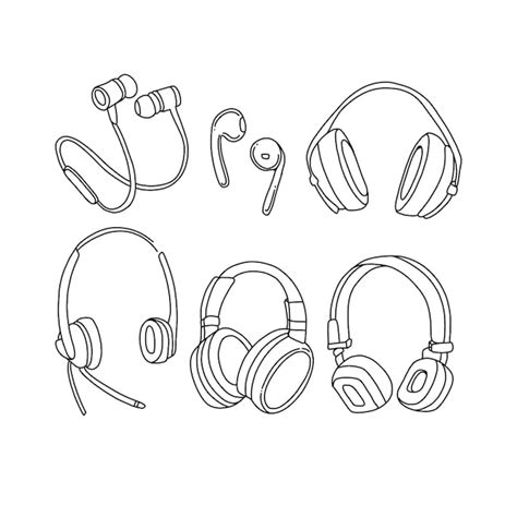 Vectores E Ilustraciones De Audifonos Dibujo Para Descargar Gratis