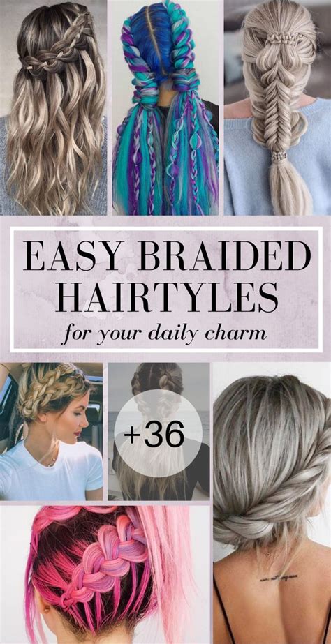 48 Easy Braided Hairstyles Glorious Long Hair Ideas Medium Hair Braids Long Hair Styles