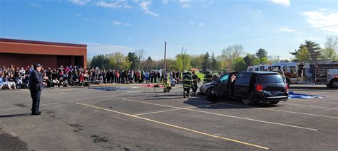 Canastota School District hosts mock car crash