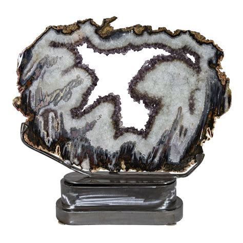 Home Living Gorgeous Micro Amethyst Cluster Agate Polished Edges