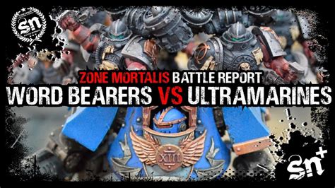 Word Bearers Vs Ultramarines Horus Heresy Battle Report Youtube