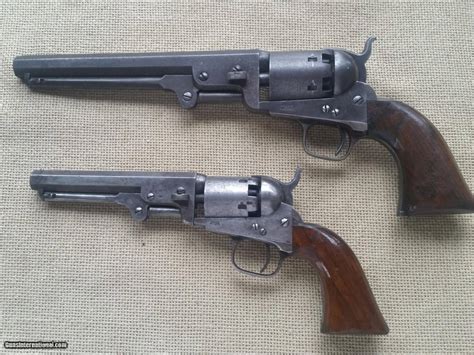 A Pair of Colt London Revolvers, One Baby Dragoon and One 1851 Navy ...