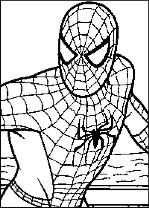 Dessins Gratuits à Colorier Coloriage Spiderman à imprimer