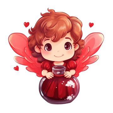 Cute Cupid Valentine Day Elixir Love Cupid Arrow Valentine Cupid PNG