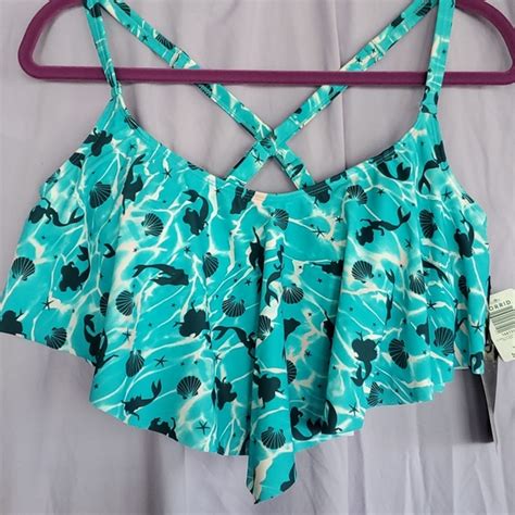 Torrid Swim Torrid Disney Princess Ariel Bikini Top Size Poshmark