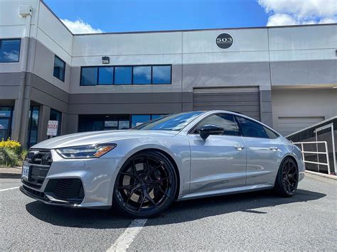 Audi S7 C8 Silver Vossen HF 5 Wheel Wheel Front