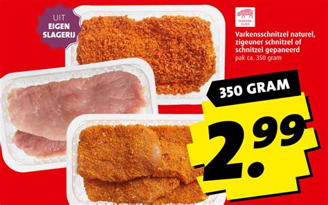 Varkensschniyzels Naturel Zigeuner Schnitzel Of Schnitzel Gepaneerd