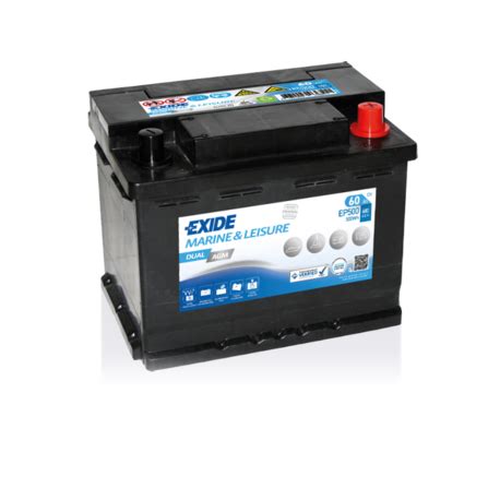 EXIDE EP500 60Ah 12V DUAL AGM