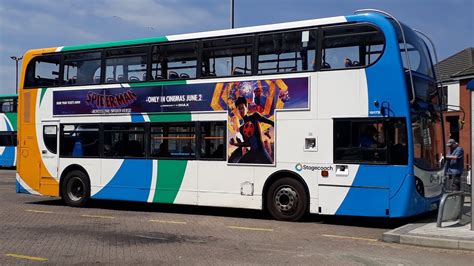 Kickdown 37 Stagecoach Fife ADL Enviro 400 Trident II 19178 MX57