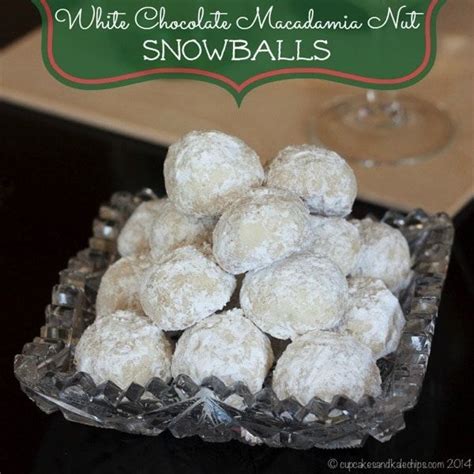 White Chocolate Macadamia Nut Snowballs Cupcakes Kale Chips