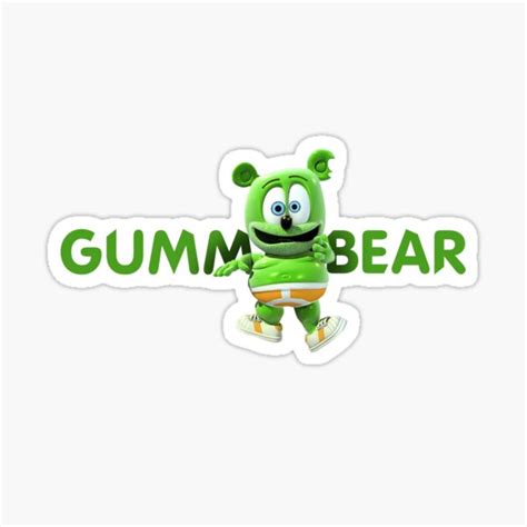 "gummy bear song" Sticker for Sale by Zigas-Design | Redbubble