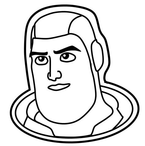 Buzz Lightyear Face Drawing