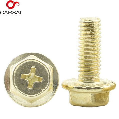 Brass Copper Stainless Steel Gold Cross Phillips Concave Hexagon